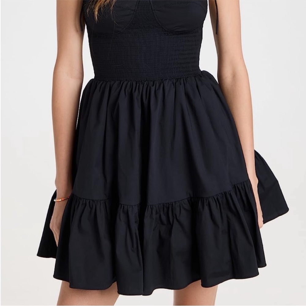 STAUD Black Mini Dress - Picture 2 of 7